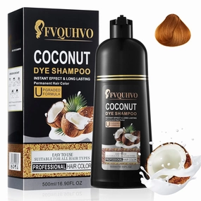 Blonde Brown Hair Dye Shampoo, Instant Long Lasting Hair Color Shampoo, Shampoo Para Pintar el Cabello