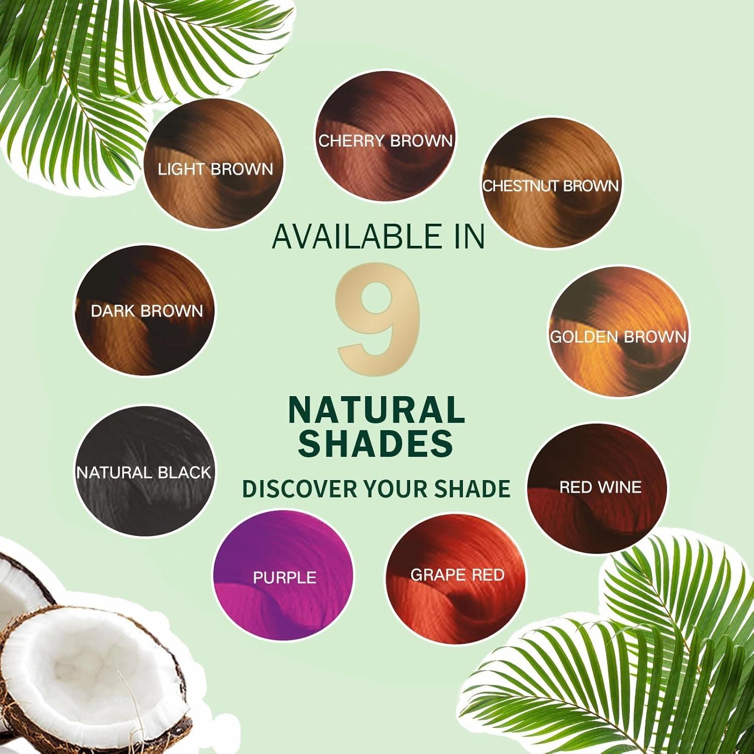 Blonde Brown Hair Dye Shampoo, Instant Long Lasting Hair Color Shampoo, Shampoo Para Pintar el Cabello