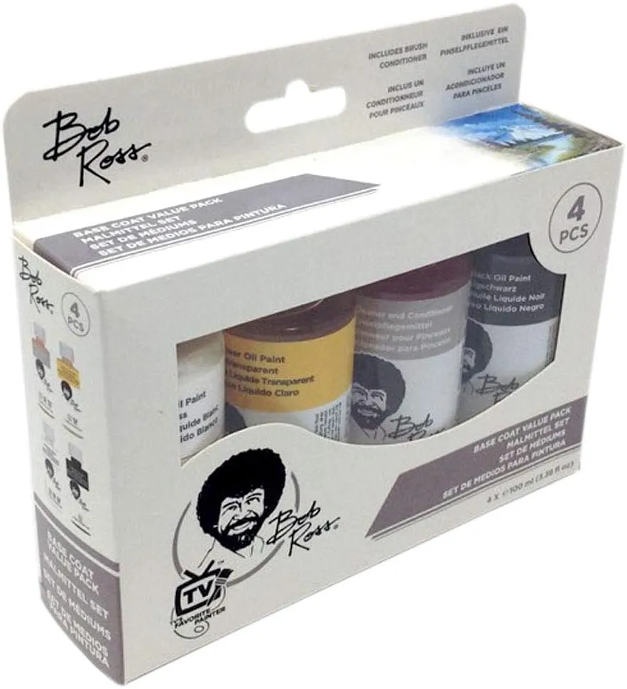 Bob Ross Liquid Value Pack 100ml 4/Pkg