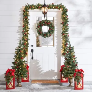BrylaneHome 6 Piece Pre-Lit Hollis Collection - Warm Lights