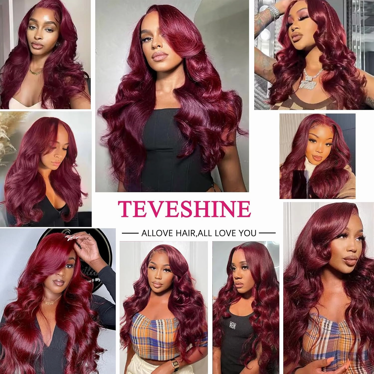 Burgundy Bundles with Closure Human Hair 20 22 24 20inch Red Body Wave Bundles with Closure 10A 99J Brazilian Body Wave Human Hair