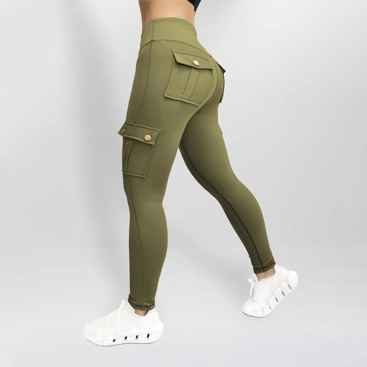 Butt Lifting Leggings for Women 2024 Fashion Flare Cargo Gym Workout Leggings High Waist Seamless Yoga Baggy Pants