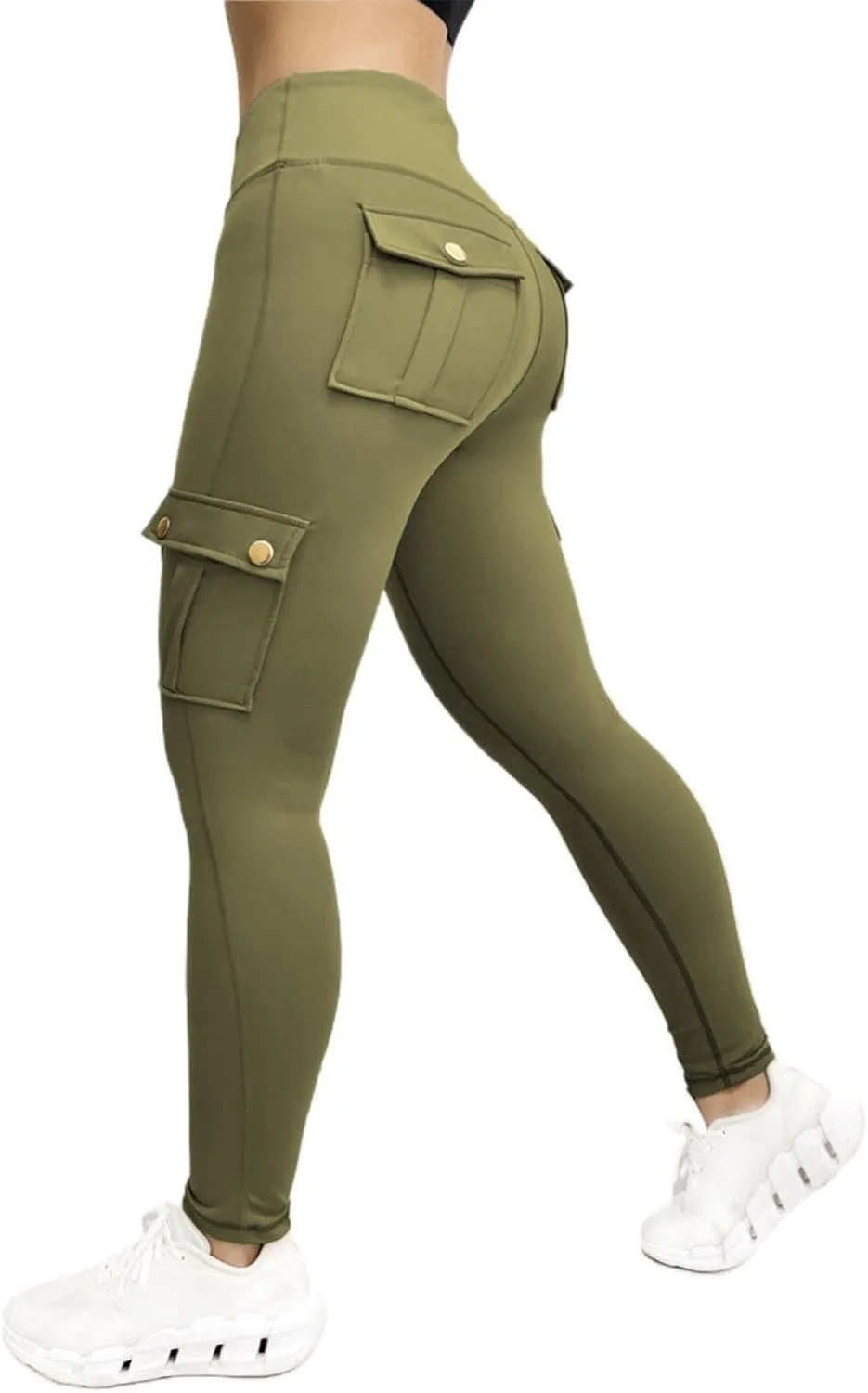Butt Lifting Leggings for Women 2024 Fashion Flare Cargo Gym Workout Leggings High Waist Seamless Yoga Baggy Pants