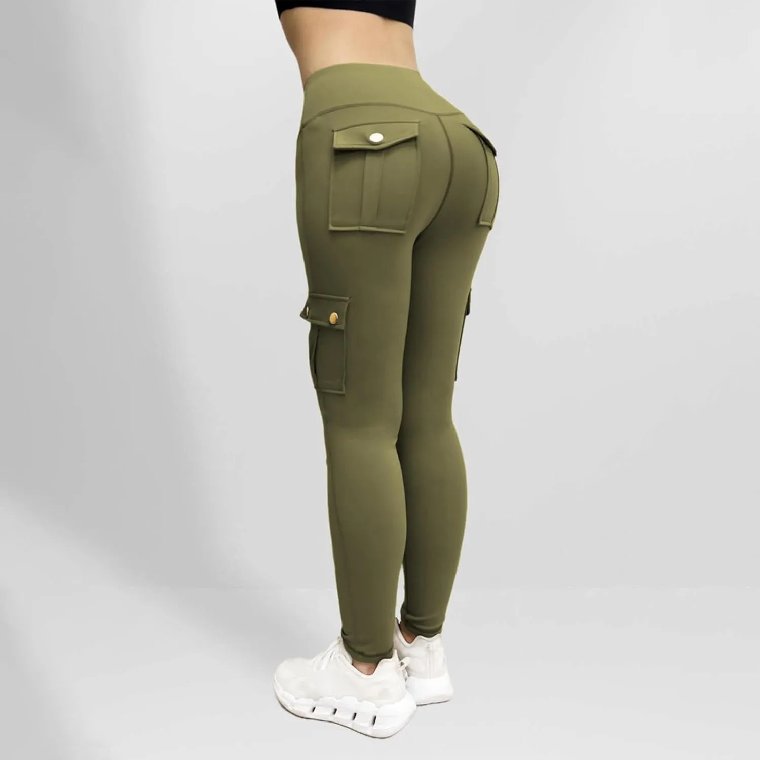 Butt Lifting Leggings for Women 2024 Fashion Flare Cargo Gym Workout Leggings High Waist Seamless Yoga Baggy Pants