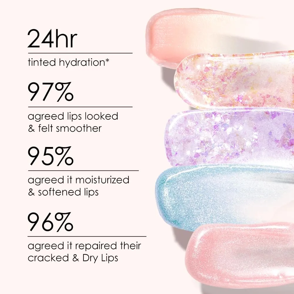 CATKIN Lip Balm Tinted Color Changing Lipstick Ultra Hydrating Lip Moistrurizer Chapstick with Vitamin E Nourishing For Cracked & Dry Lips 0.12 oz C08 Mermaid