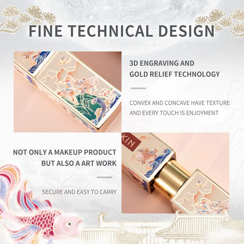 CATKIN Lip Balm Color Tinted Changing Lipstick Ultra Hydrating Lip Moistrurizer Chapstick with Vitamin E Nourishing For Cracked & Dry Lips 0.12 oz 3pcs Gift Box (C13 C14 C15)