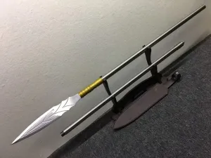China Lance,Red-Tasselled Spear,Handmade High Carbon Steel Spearhead,Kung fu