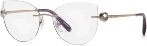 CHOPARD VCHL27S Prescription Eyewear Frames, Shiny Full Palladium, 55/135/17 for Women, Shiny Full Palladium, 55/135/17, Shiny Full Palladium, 55/135/17