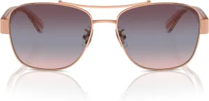 COACH Women's Hc7161 Aviator Sunglasses