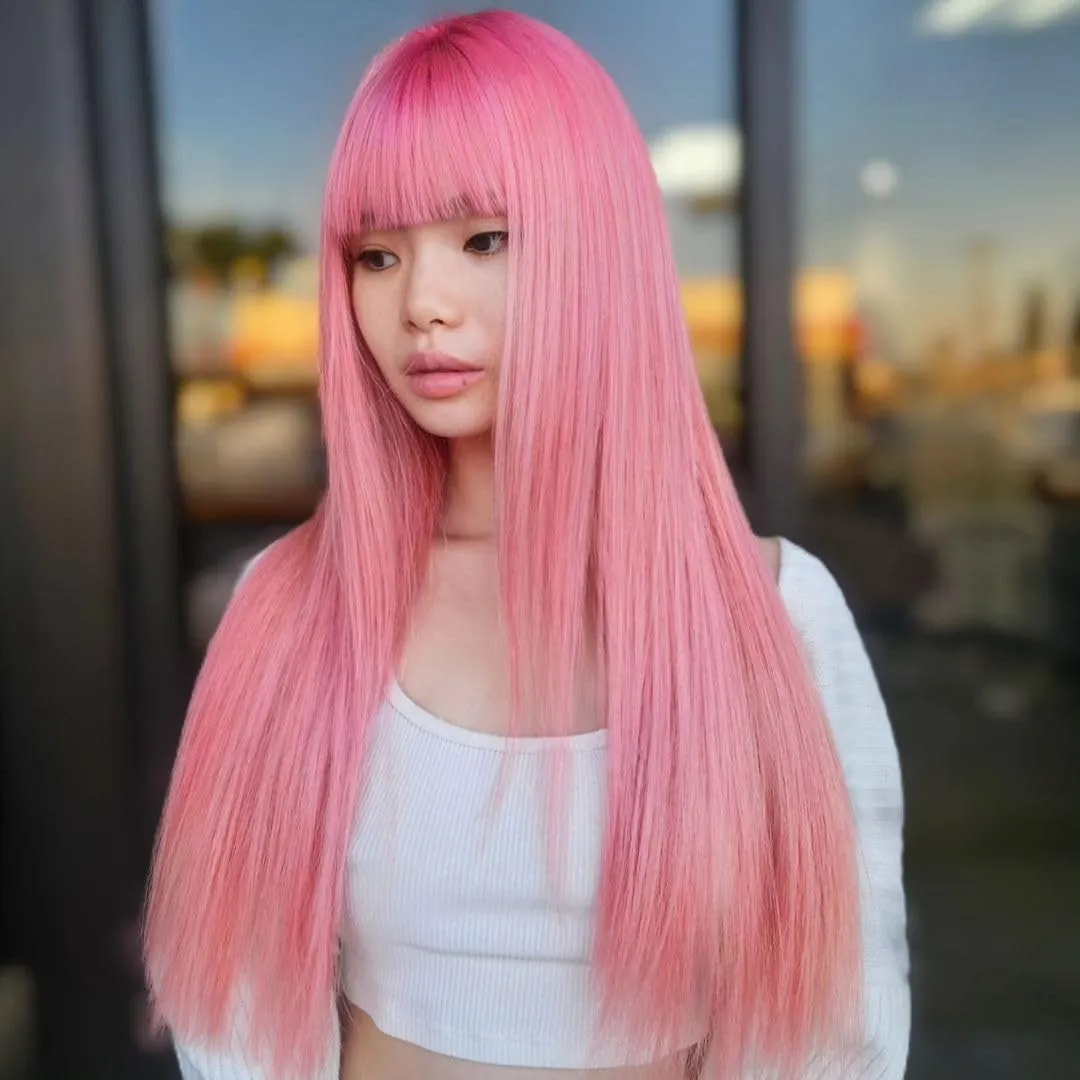 Color Pigment Refresher Mask, Semi Permanent Hair Color Depositing Conditioner, 8.5 Oz Vibrant Pink