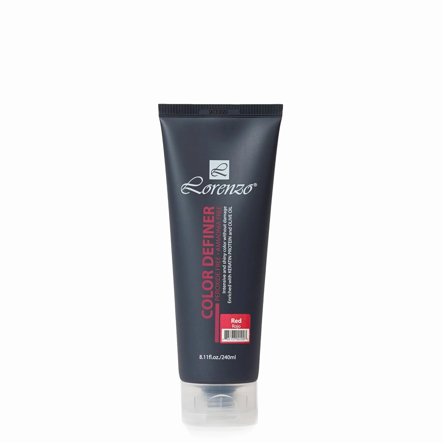 Color Definer Cellophane 8.11fl.oz/240ml | Peroxide & Ammonia Free | Glossy hair Brilliant color without Damaged Hair | Stain Remover Inside (Red, 240ml / 8.11Fl.Oz)