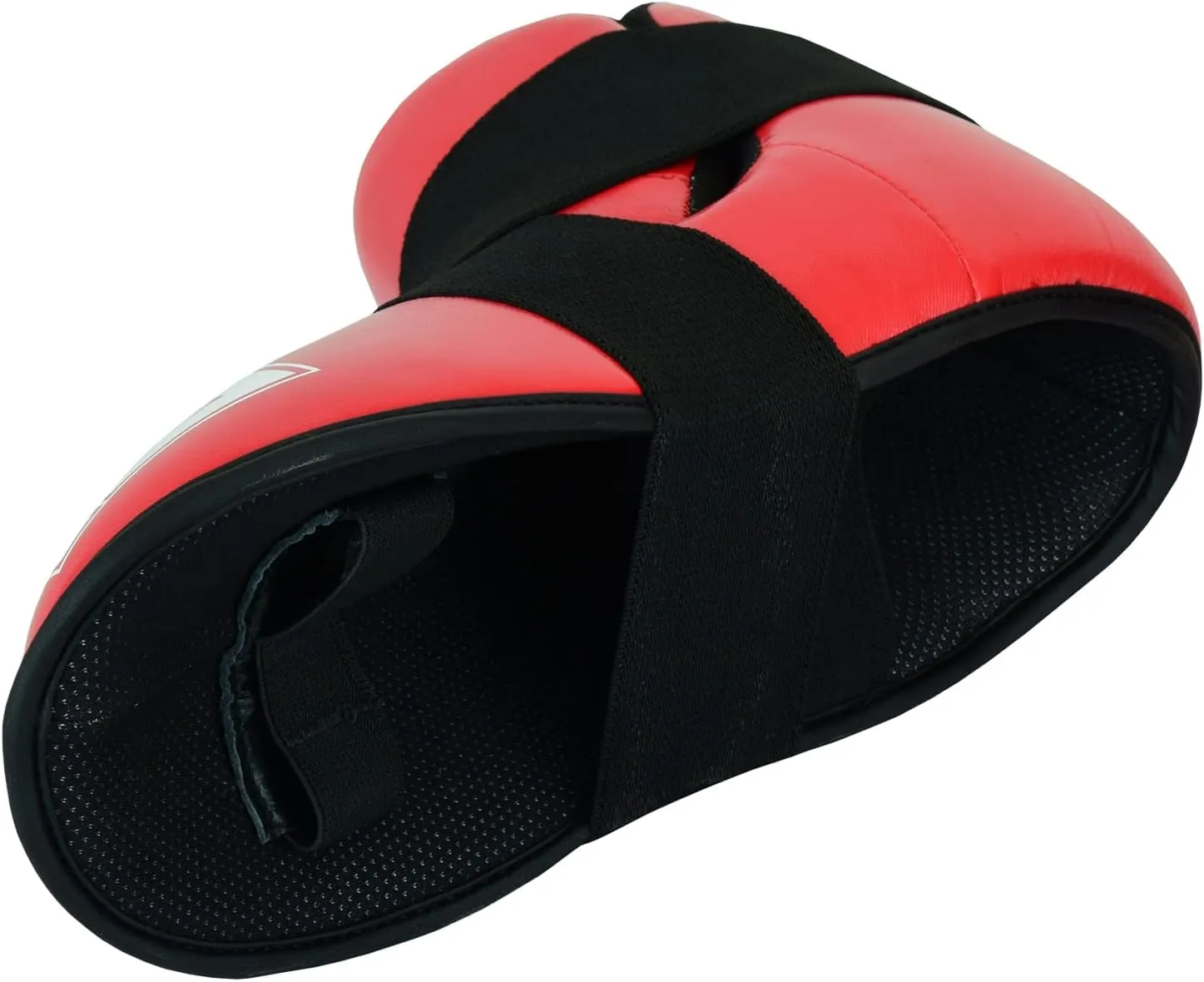 Competition Vinyl Semi Contact Glossy Red Sparring Boots - NEW