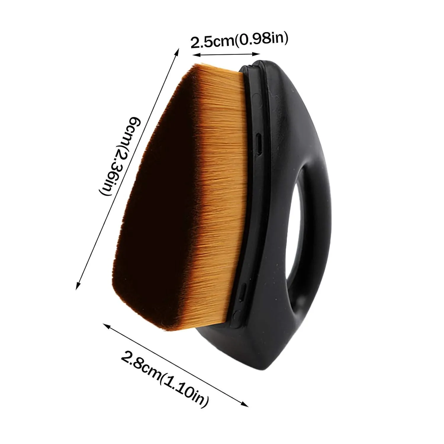 Corners Powder Brush Single Diamond Cosmetic Foundation Brush Makeup Tool Makeup Highlighter