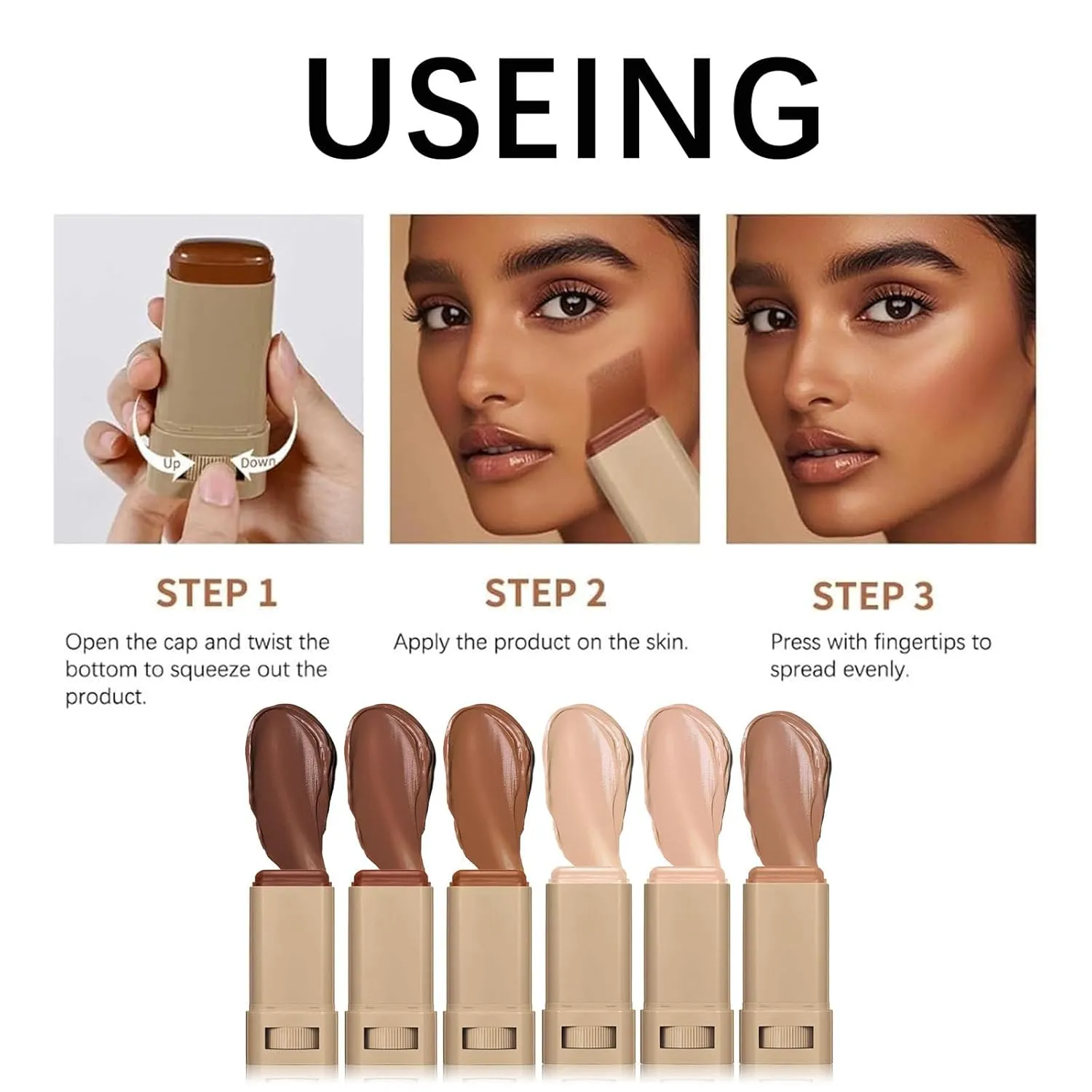 Covebalm Beauty, Makeup Balm for Even Skin Tone, Stick Moisturizing Cream, Lightweight & Natural Finish Makeup (M02, normal)