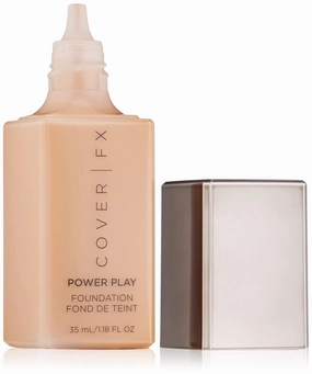 Cover FX Power Play Foundation: Full Coverage, Waterproof, Sweat-proof and Transfer-Proof Liquid Foundation For All Skin Types G80, 1.18 fl. oz.
