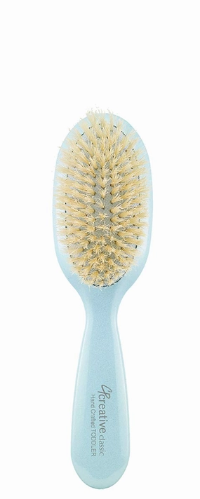 Creative Hair Tools Classic Baby/Toddler Gentle Boar Bristle Hair Blue