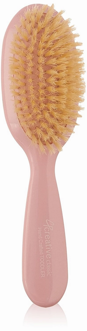 Creative Hair Tools Classic Baby/Toddler Gentle Boar Bristle Hair Brush, Pink
