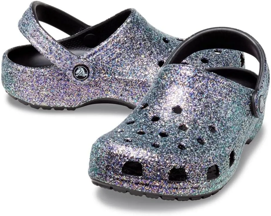 Crocs Unisex Adult Classic Glitter Clog