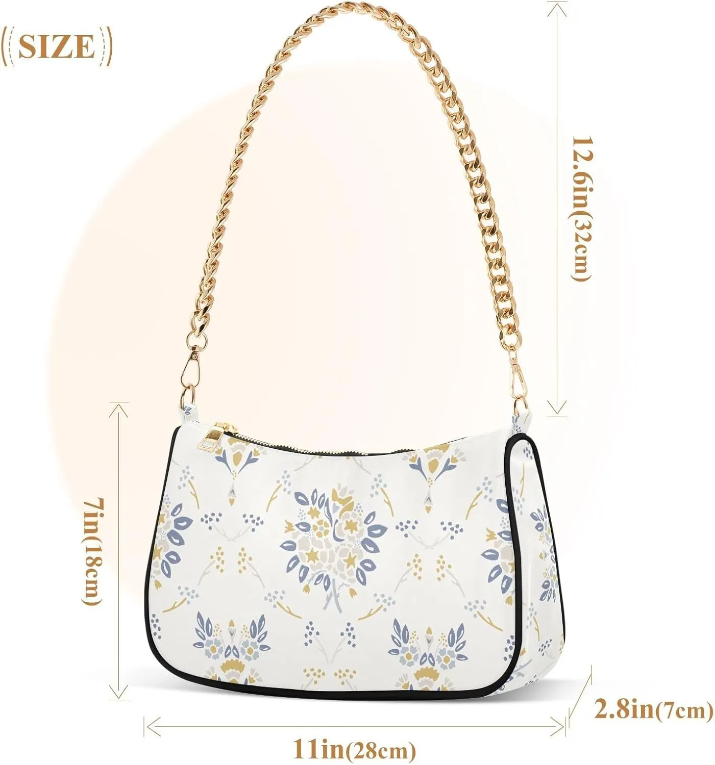 Cross Body Bag Gingham Red White Tote Bag Chain Bag Shoulder Bag Handbag Purse for Women