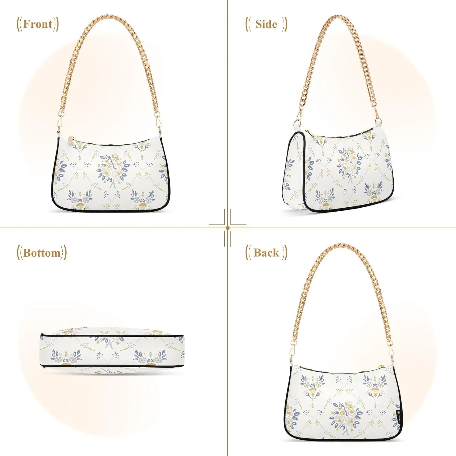 Cross Body Bag Gingham Red White Tote Bag Chain Bag Shoulder Bag Handbag Purse for Women
