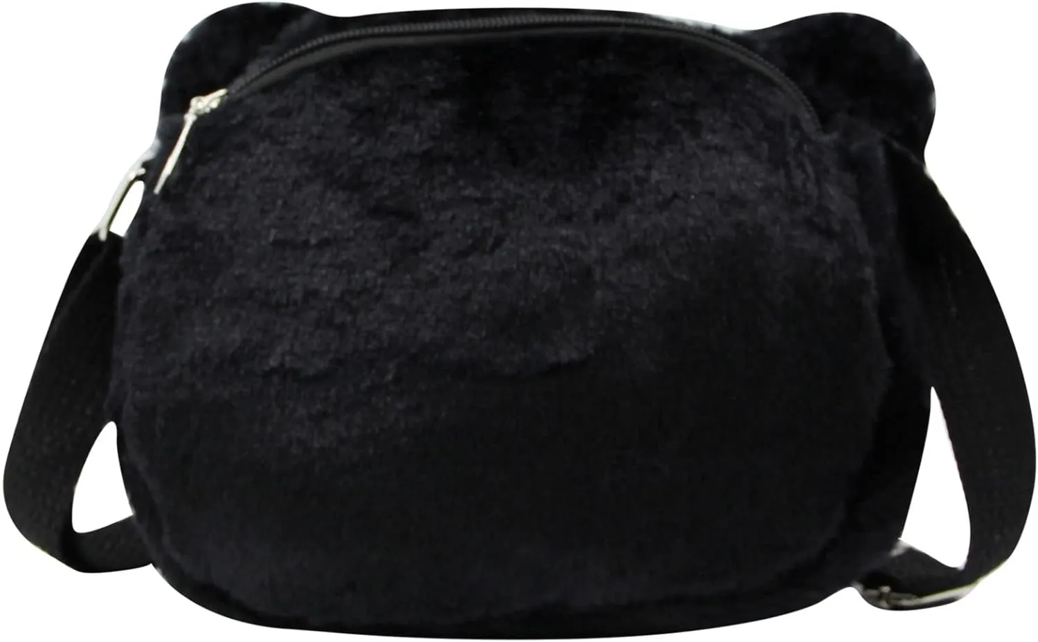 Cute Cat Crossbody Purse Pink Small Fluffy Satchel Shoulder Bag Animal Plush Messenger Bag Kawaii Purse for Women