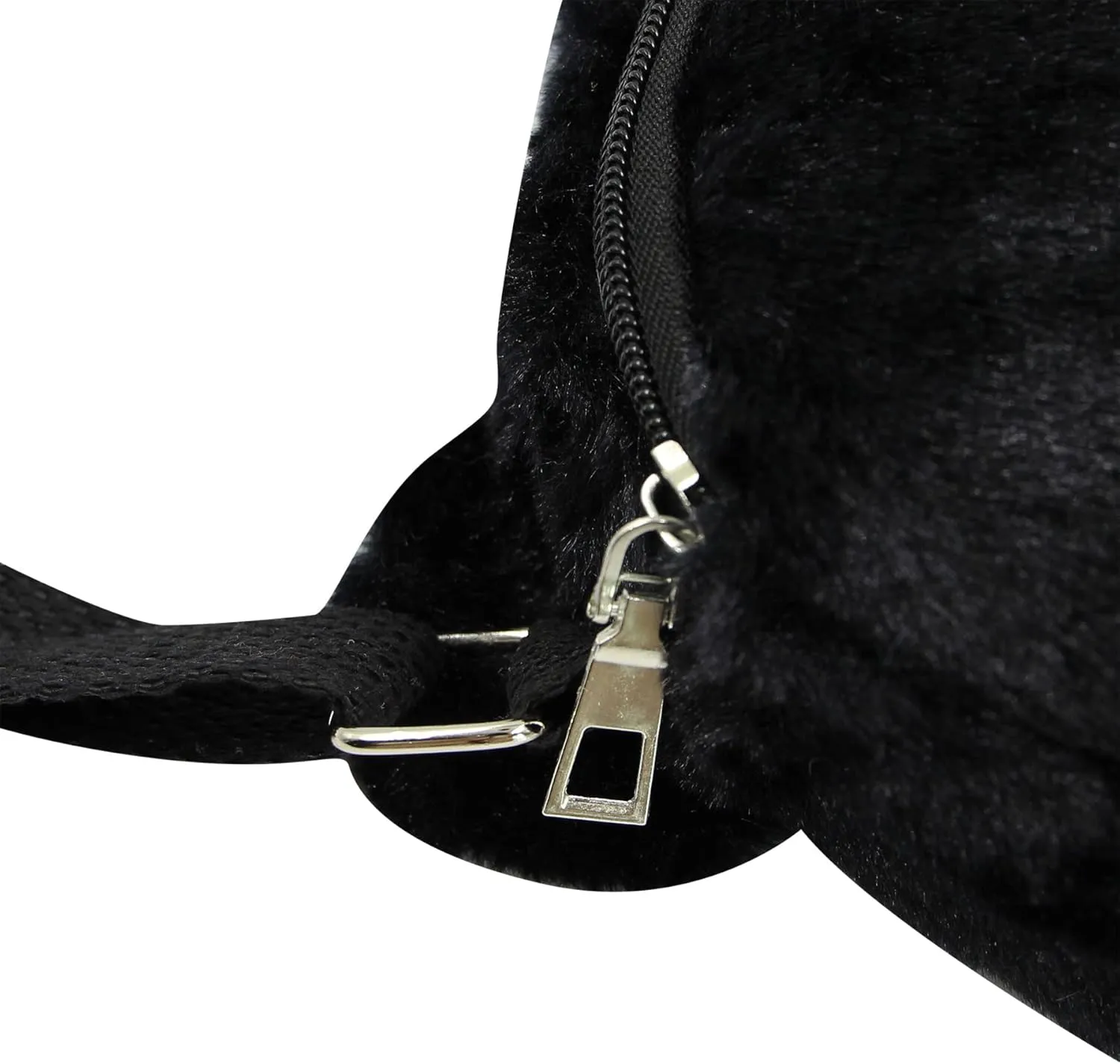 Cute Cat Crossbody Purse Pink Small Fluffy Satchel Shoulder Bag Animal Plush Messenger Bag Kawaii Purse for Women