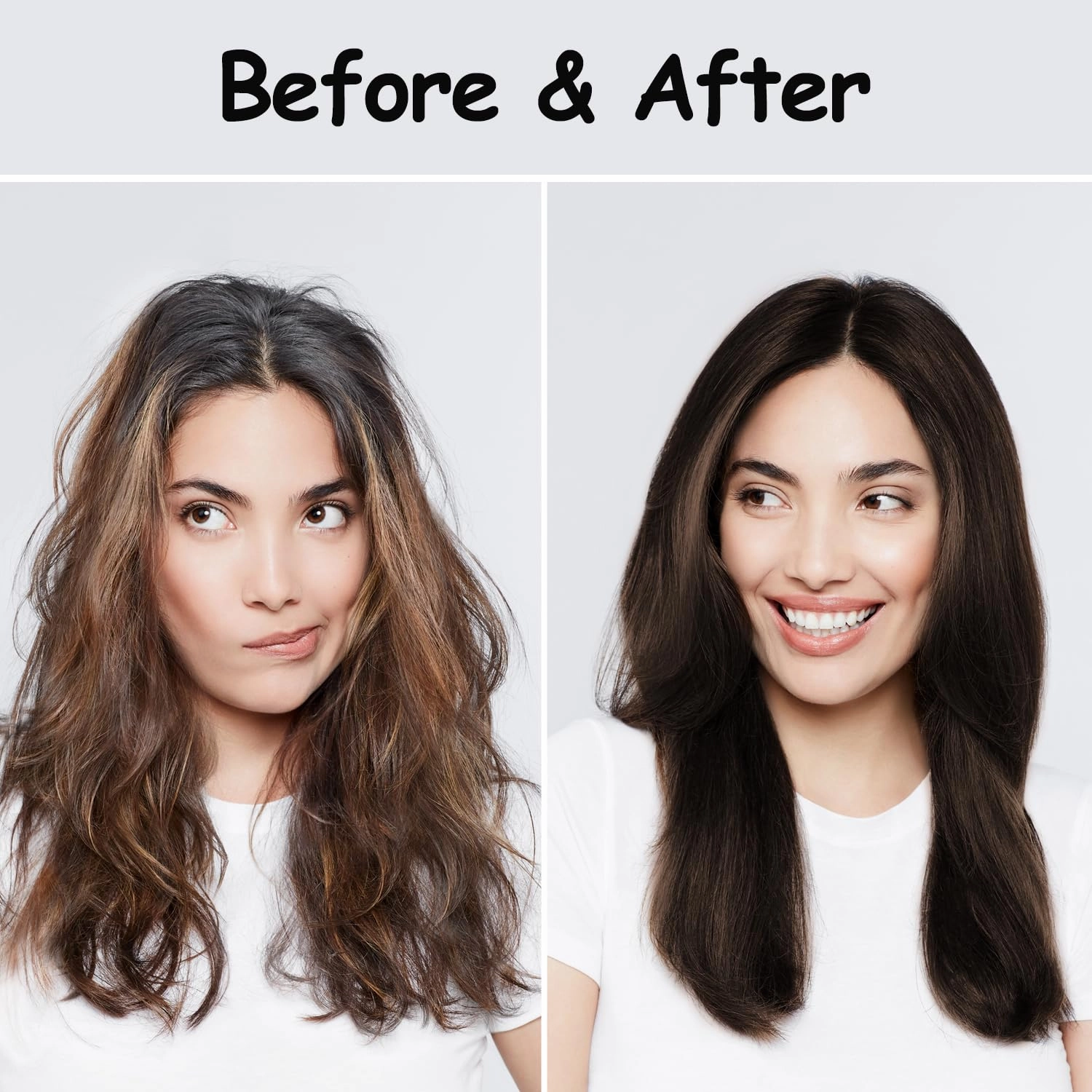 Dark Brown Hair Dye 16.9 Fl Oz, Argan Oil Hair Shampoo, 3 in 1 Dye Shampoo, Easy To Use, Semi-Permanent Hair Color Shampoo (Dark Brown)
