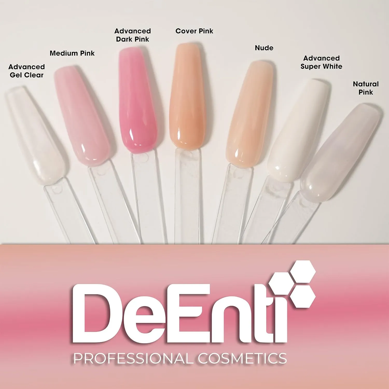 DeEnti Acrylic Nail Powder, 2oz Dark Pink Acrylic Powder Dip for Nails, Long Lasting Salon Quality, Bubble Free Professional Manicures, Fake Nails, Carving & Extensions