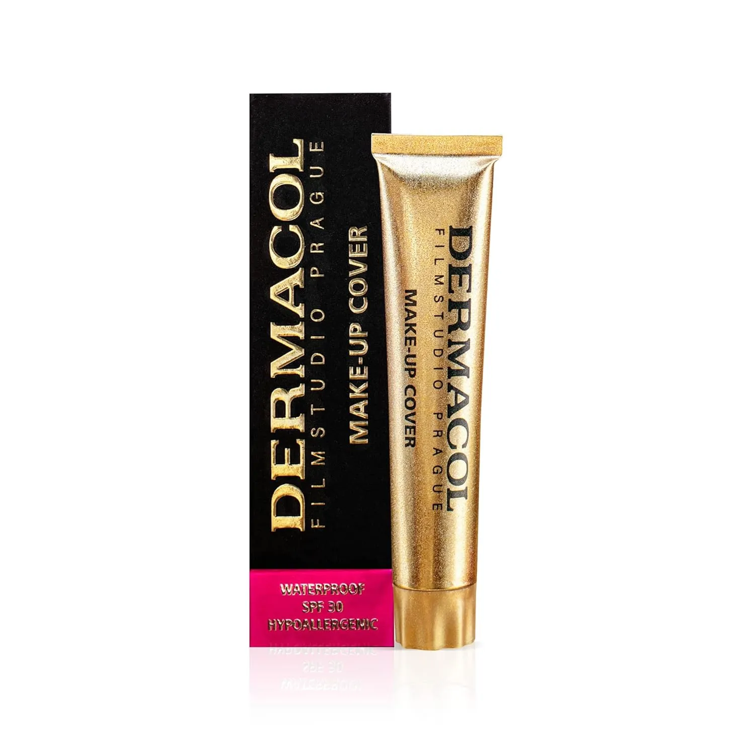 Dermacol - Full Coverage Foundation, Liquid Makeup Matte Foundation with SPF 30, Waterproof Foundation for Oily Skin, Acne, & Under Eye Bags, Long-Lasting Makeup Products, 30g, Shade 221