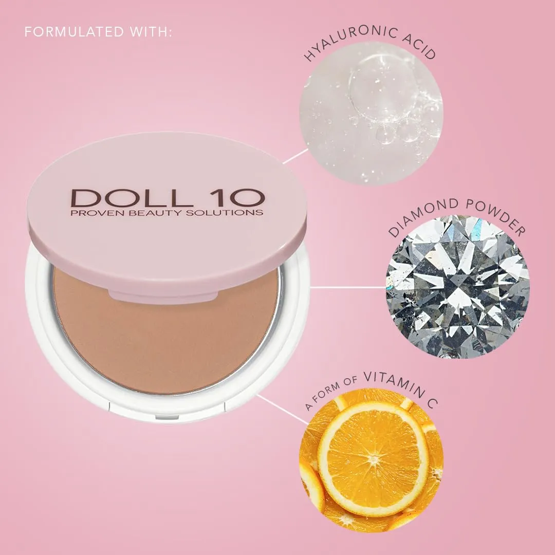 Doll Skin™ Perfecting Finishing Powder - Set, Airbrush, Blur (Shade 2 (Medium))