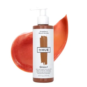 dpHUE Gloss , Strawberry - 6.5 oz (8-12 Applications) - Semi-Permanent Hair Color & Conditioner - Lasts Up to Eight Washes - Paraben, SLS & SLES Sulfate Free - Vegan, Leaping Bunny Certified