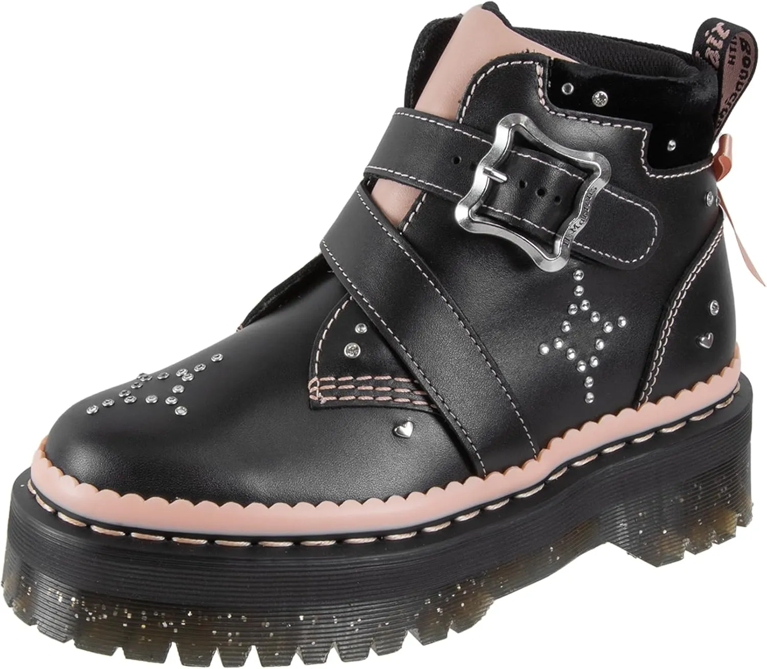 Dr. Martens Women's Caitie Buckle Platform Boot