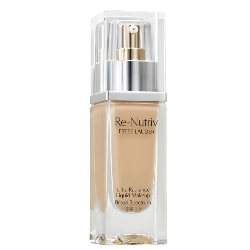 Estée Lauder Re-Nutriv Ultra Radiance Liquid Foundation SPF 20 | Luxurious, Hydrating, Long-Wearing, 1 Fl Oz