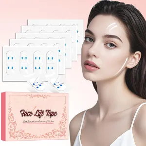 Face Lift Tape, 200PCS Face Tape, Face Lift Tape Invisible, Face Tape Lifting Invisible 8 Hours of Sustained, Perfect Facial Contouring, Visually Create A More Defined Jawline and Cheekbones
