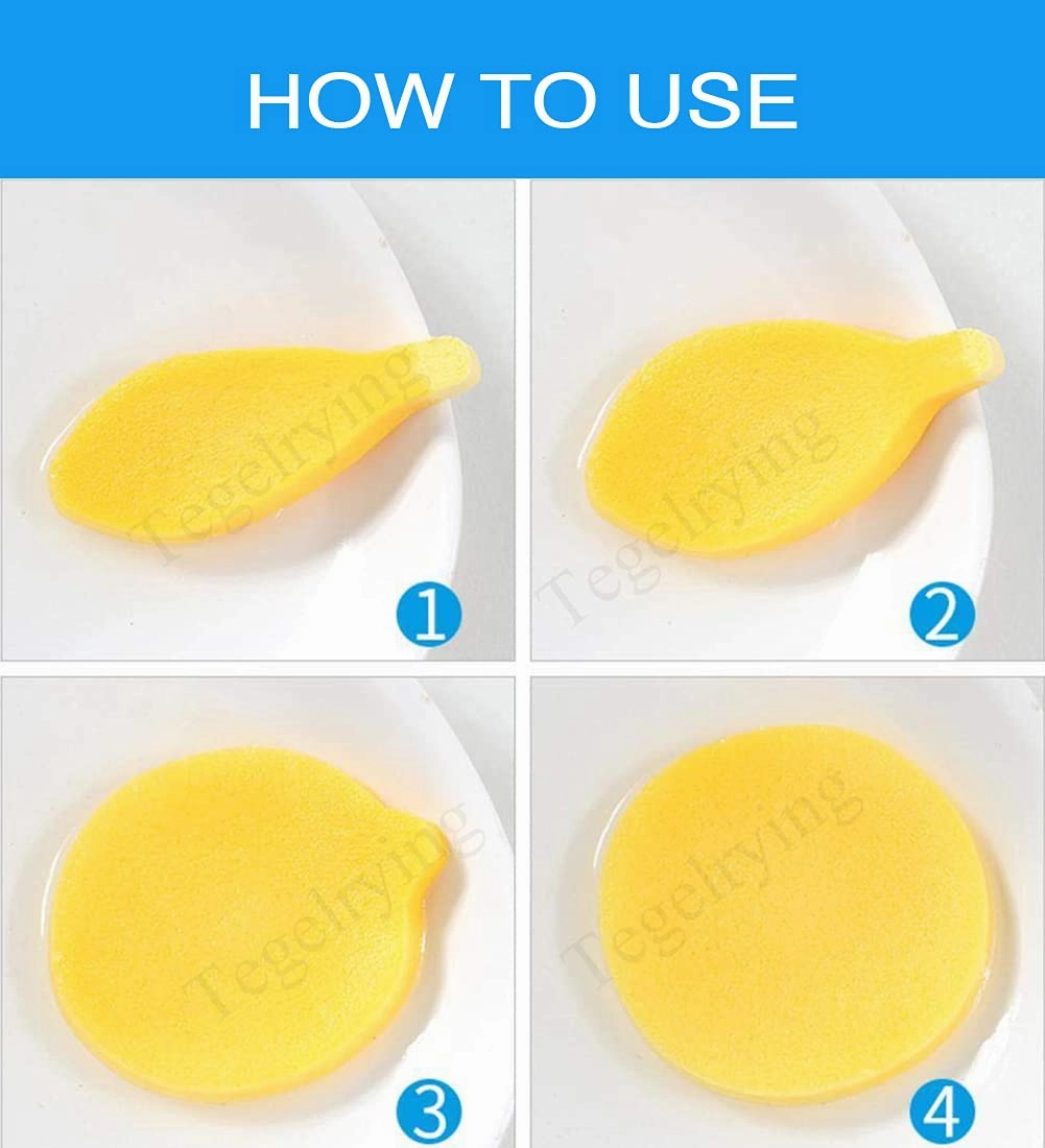 Facial Sponges Compressed,360 Pieces Makeup Remover PVA Professional Round Face Wash Sponges Spa Pads for Women Exfoliating Cleansing,Yellow