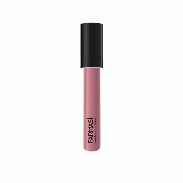 FARMASi Liquid Matte Lipstick (01 Mauve Pink) - Long-Lasting Intense Color Comfortable Wear Non-Drying Bold Lips Makeup Essential Velvety Texture Precision Applicator, Clear