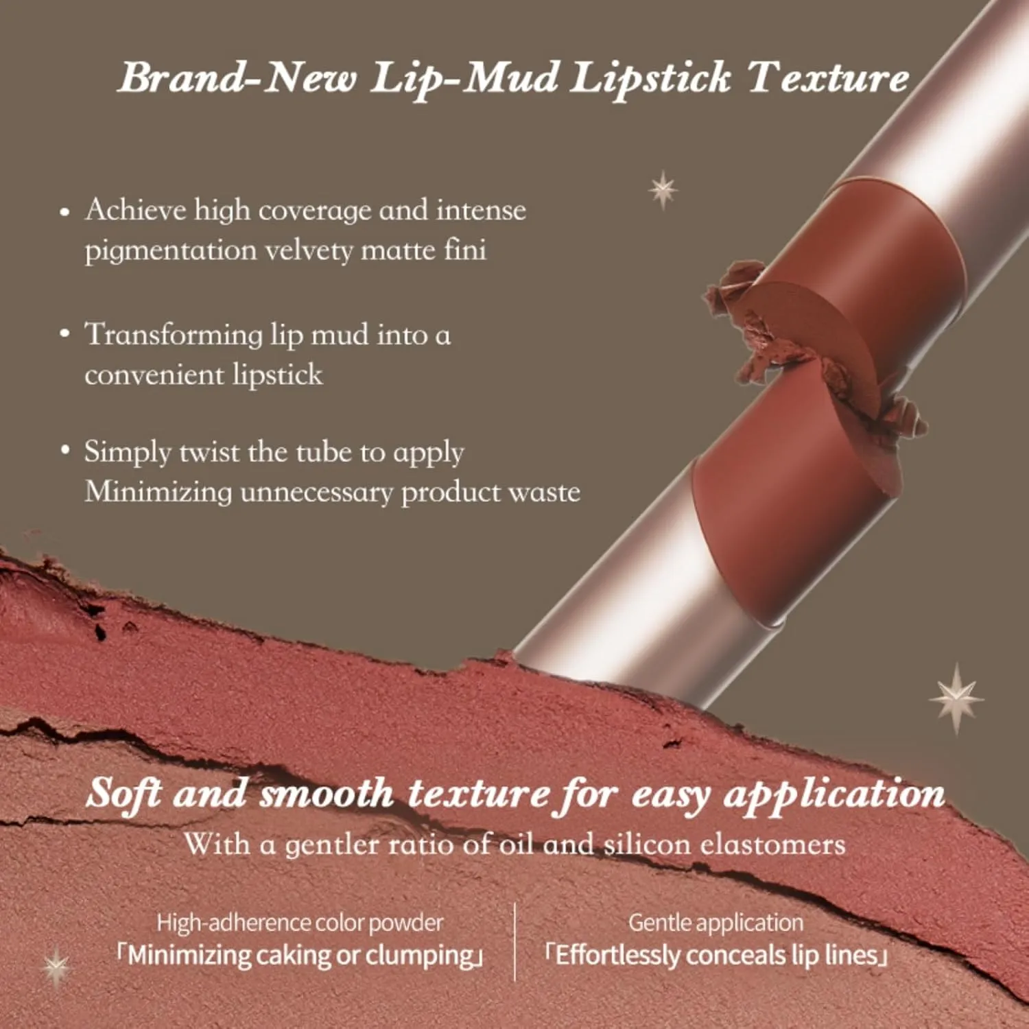 Flower Knows Little Angel Matte Lipstick,Super Soft & Ultra Silky Lip Mud Stick,Long Lasting & Moisturizing Vegan Lip Makeup for Girls&Women,Velvety Pink Finish(C04 Cupid)