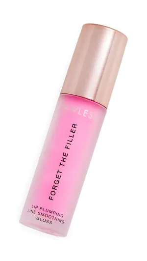 Forget the Filler Lip Plumping Line Smoothing Gloss - Daisy Pink - Premium Volumizing Lip Gloss with Natural Ingredients Designed to Plump, Firm, and Hydrate Lips 0.11 oz