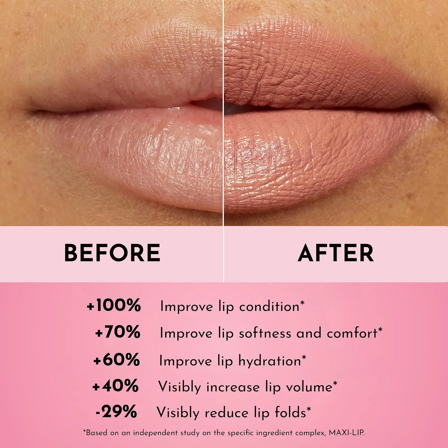 Forget the Filler Lip-Plumping Line-Smoothing Satin Cream Lipstick, Fawn, Pink, 0.1 Ounce