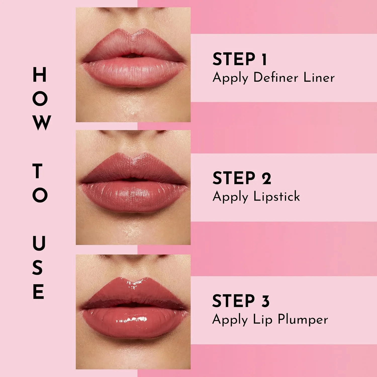 Forget the Filler Lip-Plumping Line-Smoothing Satin Cream Lipstick, Fawn, Pink, 0.1 Ounce
