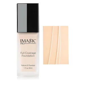 Foundation for Face Makeup, Ideal for Dry or Oily Skin, Waterproof, Non-Greasy, Evens Skin Tone, Flawless Natural Finish For Women, Girls