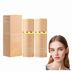 Foundation 4in 1 Liquid,Color Adapting Foundation，Color Changing Makeup, for Cover All Skin Types (2PC)