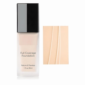Foundation for Face Makeup, Ideal for Dry or Oily Skin, Waterproof, Non-Greasy, Evens Skin Tone, Flawless Natural Finish For Women, Girls