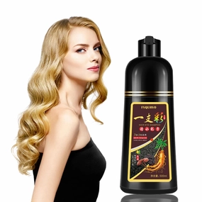 Fvquhvo Blonde Brown Hair Dye Shampoo, Instant Hair Color Shampoo, Shampoo Hair Dye Works in minutes, Blonde Brown Hair Shampoo, Shampoo Para Pintar el Cabello