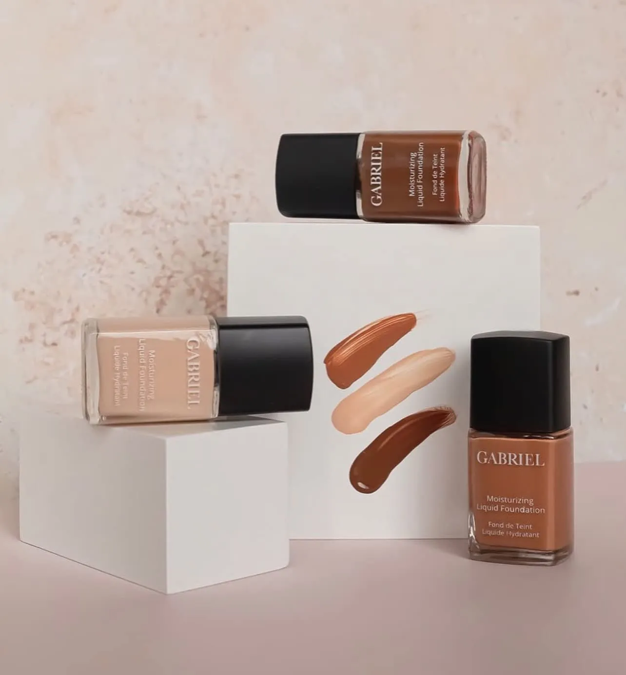 Gabriel Cosmetics Liquid Foundation, Organic Formula- 1 fl oz. (Pale Ivory, 1.0)
