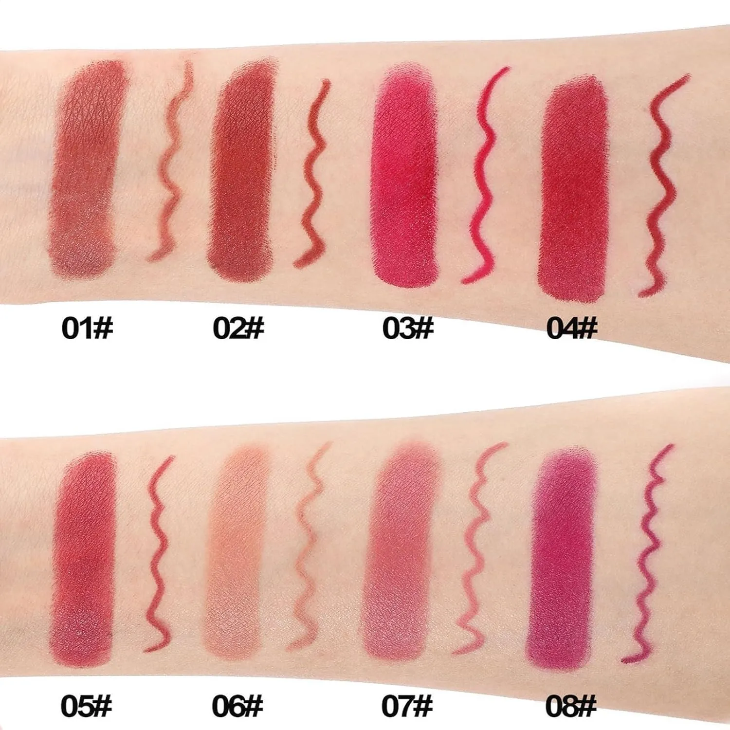 Genli Glaze Oil Balm, Genli Pink Drip Lipstick, Nuewskin Lip Balm, 24h Long-Lasting Moisturizing Smooth Shine Balm Set(07#-Pink Drip)