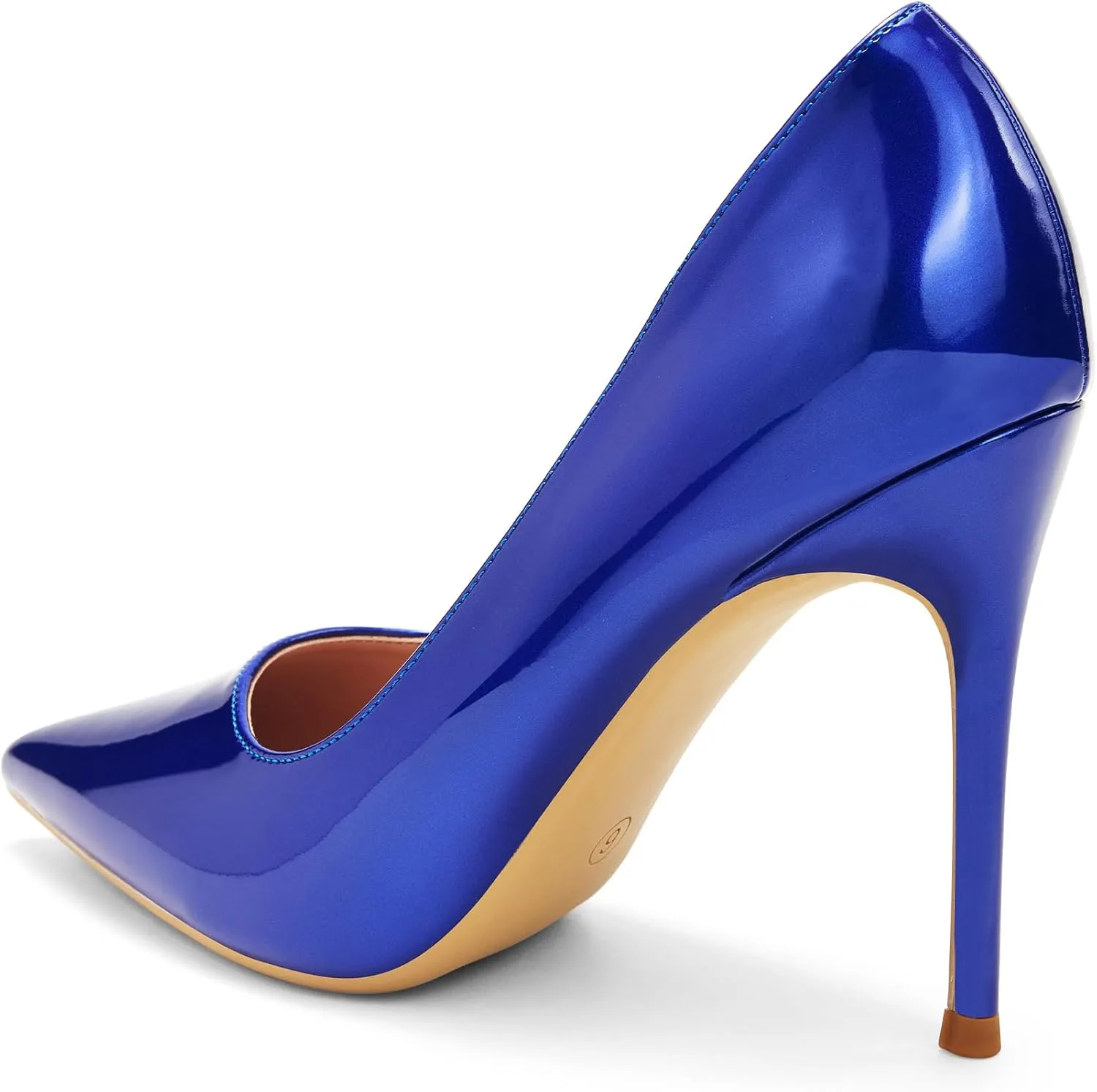 GENSHUO Women's Closed Toe Stiletto High Heels Dress 4 Inch Heeled Pointed Toe Party Homecoming Wedding Pump Shoes