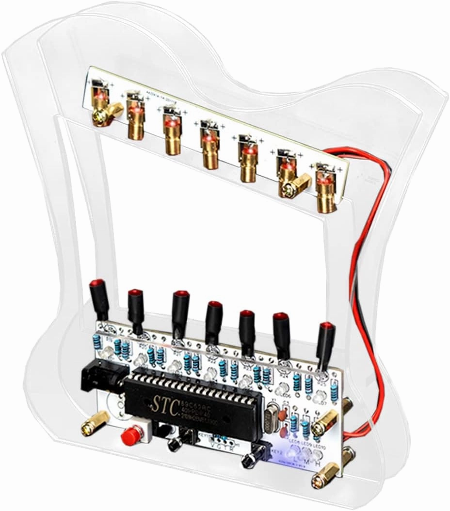 Gikfun 7 String Lyre Harp Soldering Practice Kit Electronic Learning Project Fun DIY Soldering Kits for Beginner Learning Electronic and Christmas/Birthday Gift EK1986