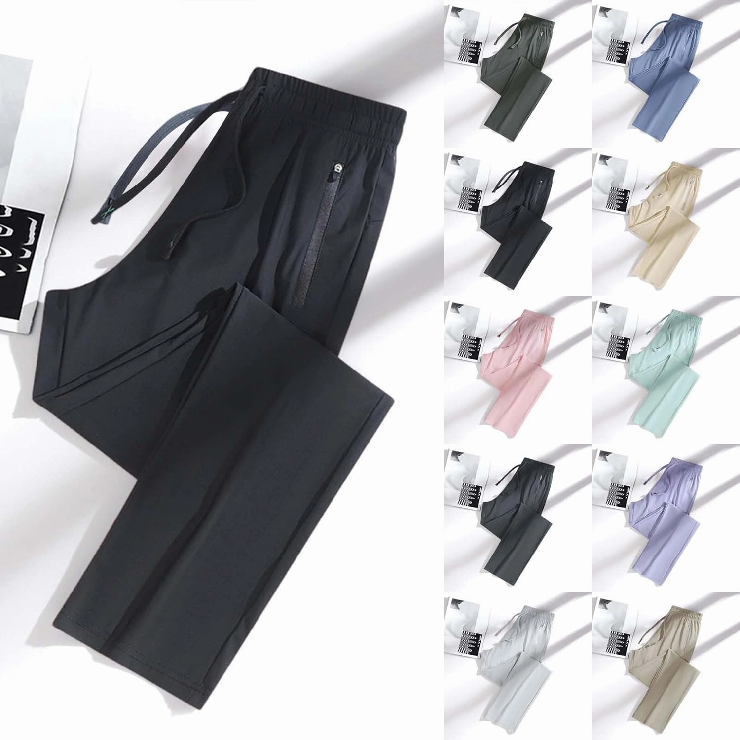 Glide Pants Womens Stretch Active Quick Dry Hiking Pants Comfy Breathable Athletic Joggers Sweatpants Yoga Pants