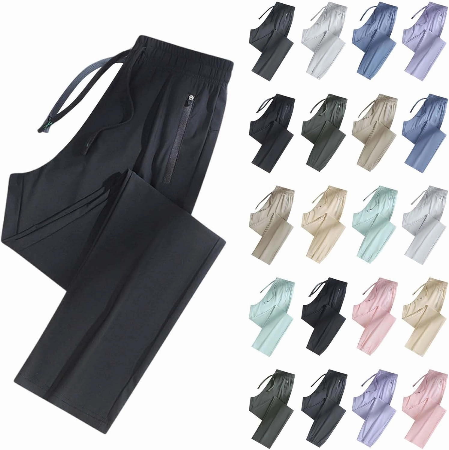 Glide Pants Womens Stretch Active Quick Dry Hiking Pants Comfy Breathable Athletic Joggers Sweatpants Yoga Pants